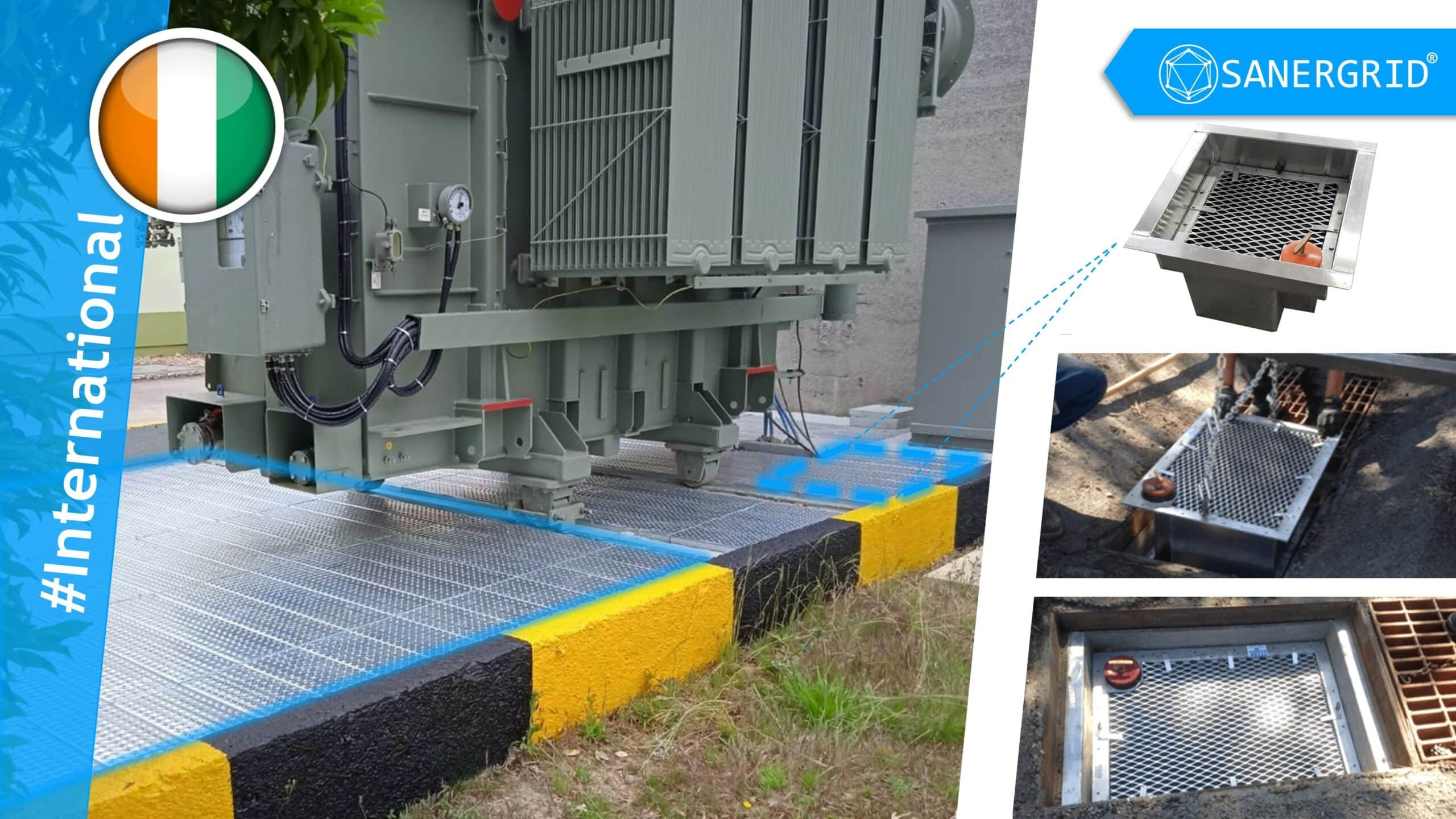 Installation of a complete extinguishing system for PcP EXTICOV LHD electrical transformer pits and an autonomous treatment unit for hydrocarbon-polluted rainwater.