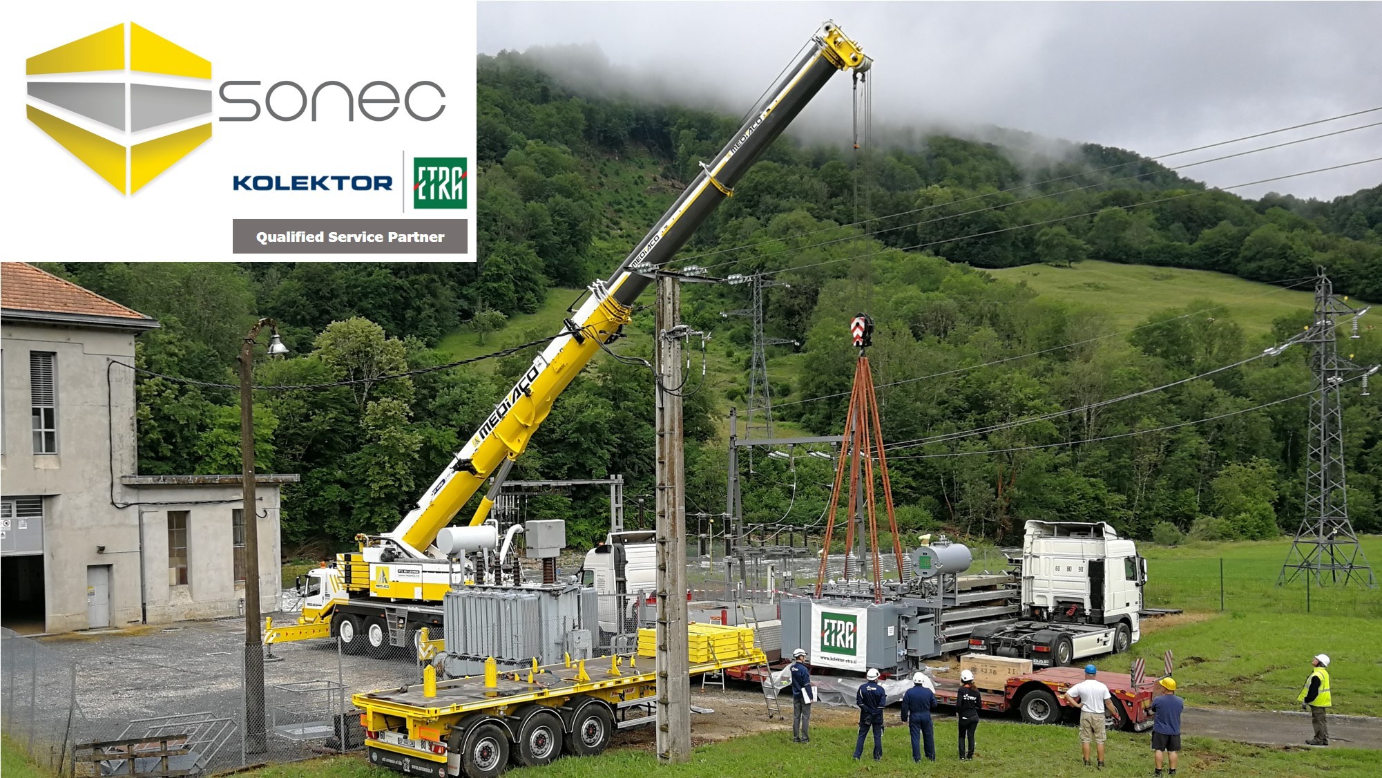 Kolektor ETRA chooses SONEC to manage the installation of its transformers in France