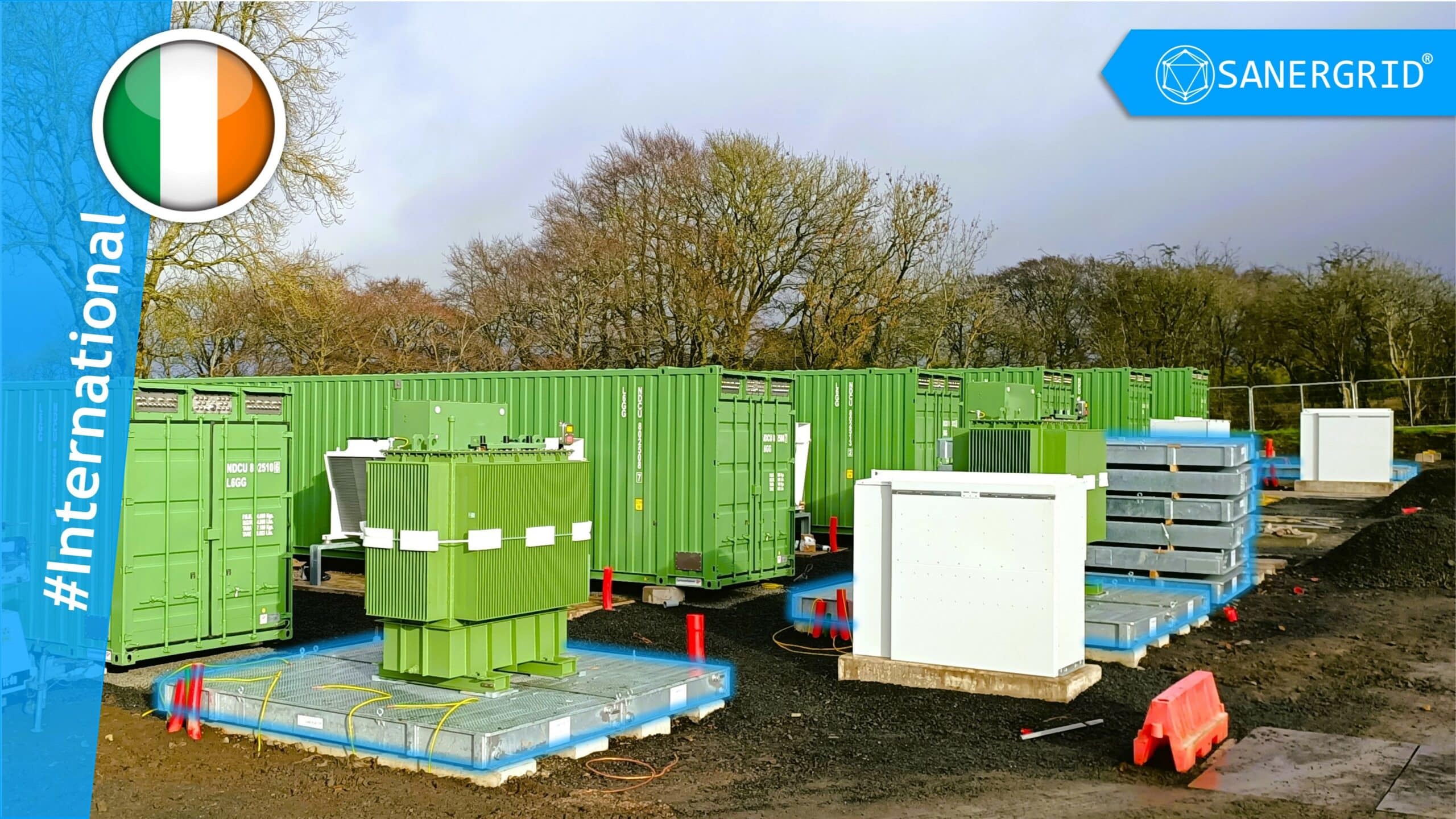 Irlanda : Consegna di 26 vasche di contenimento dell’olio antincendio con PETRO PIPE per un impianto solare