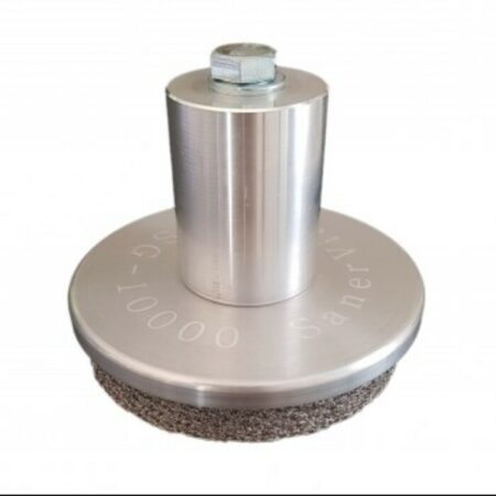 SanerVib 80 SG vibration-damping pad, 80% vibration damping, with stainless steel cushion and aluminium platform