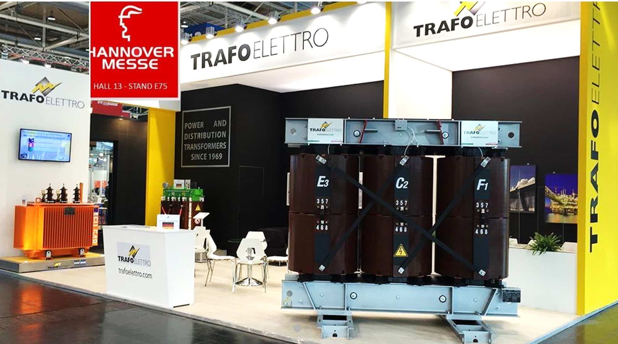 HANNOVER 2018 TrafoELETTRO e SANERGRID espongono trasformatori a secco STAND E75 Padiglione 13