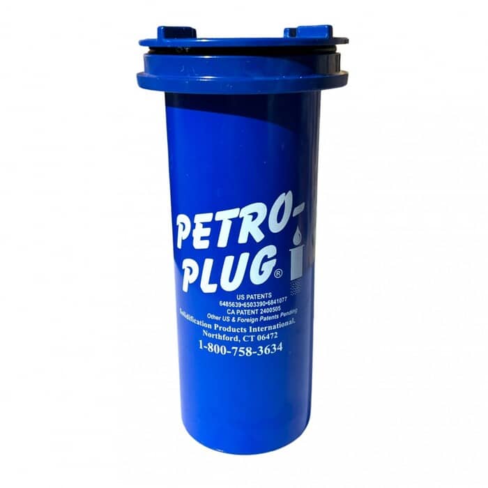 PETRO PLUG filter cartridge for drainage water from retention tanks contaminated with dielectric oils, in compliance with the Water Act.