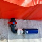 Filtrazione idrocarburi SPI PETRO PIT PVC con passaggio per vasca ripiegabile di ritenzione