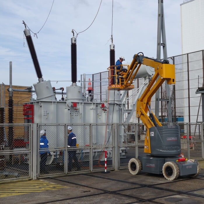 SYNERDIS a supervisé la réalisation d'un test de court-circuit chez EDF pour un transformateur Kolektor Etra pour Enedis.