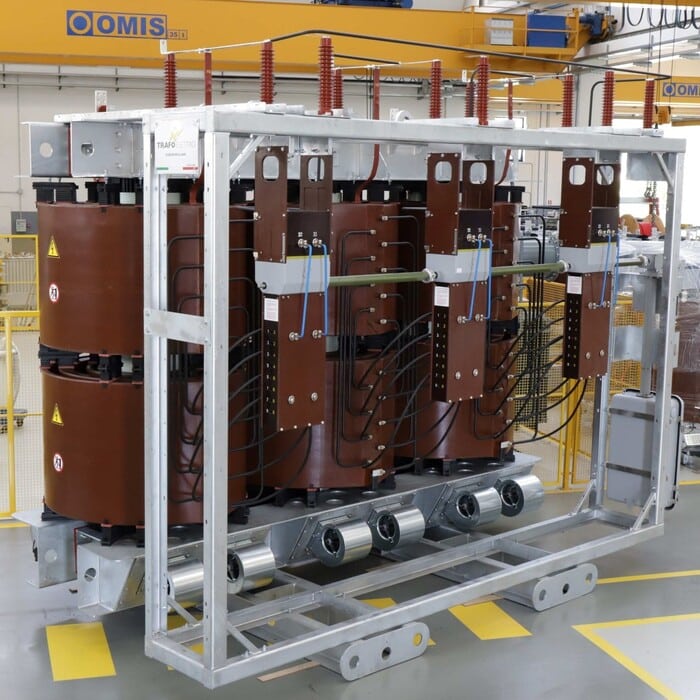 Special 25 MVA and 24kV TrafoELETTRO dry-type transformers