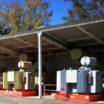 Fosse de rétention pour stockage temporaire TRFLEX ECO pour transformateurs électriques à hydrocarbures