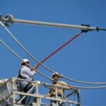 High voltage glass insulator protection test on POSITRON power lines