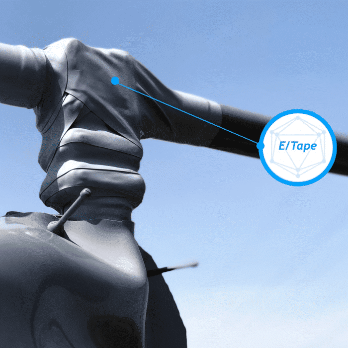 /TAPE AVIFAUNE Cinta de silicona para protección de aves, resistente a los arcos eléctricos en subestaciones de hasta 75kV