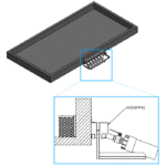 SKID 8 PIPE syst&egrave;me de filtration anti-hydrocarbure en parall&egrave;le des cartouche PETRO PIPE de SPI