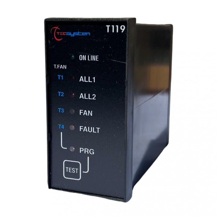 T-119 temperature protection relay to control the temperature of MV moulded resin and dry-type transformers