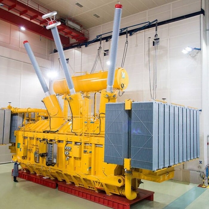 kolektor etra oil-filled power transformers for high-voltage substations