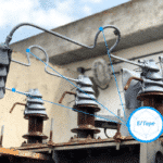 E/TAPE AVIFAUNE gama de cintas de silicona de Midsun para la protección de las aves resistentes a los arcos eléctricos, UV, ozono, dieléctrico, etc.