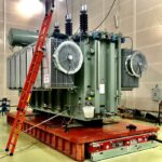 Réception usine transformateur de puissance Kolektor ETRA stations électriques SYNERDIS