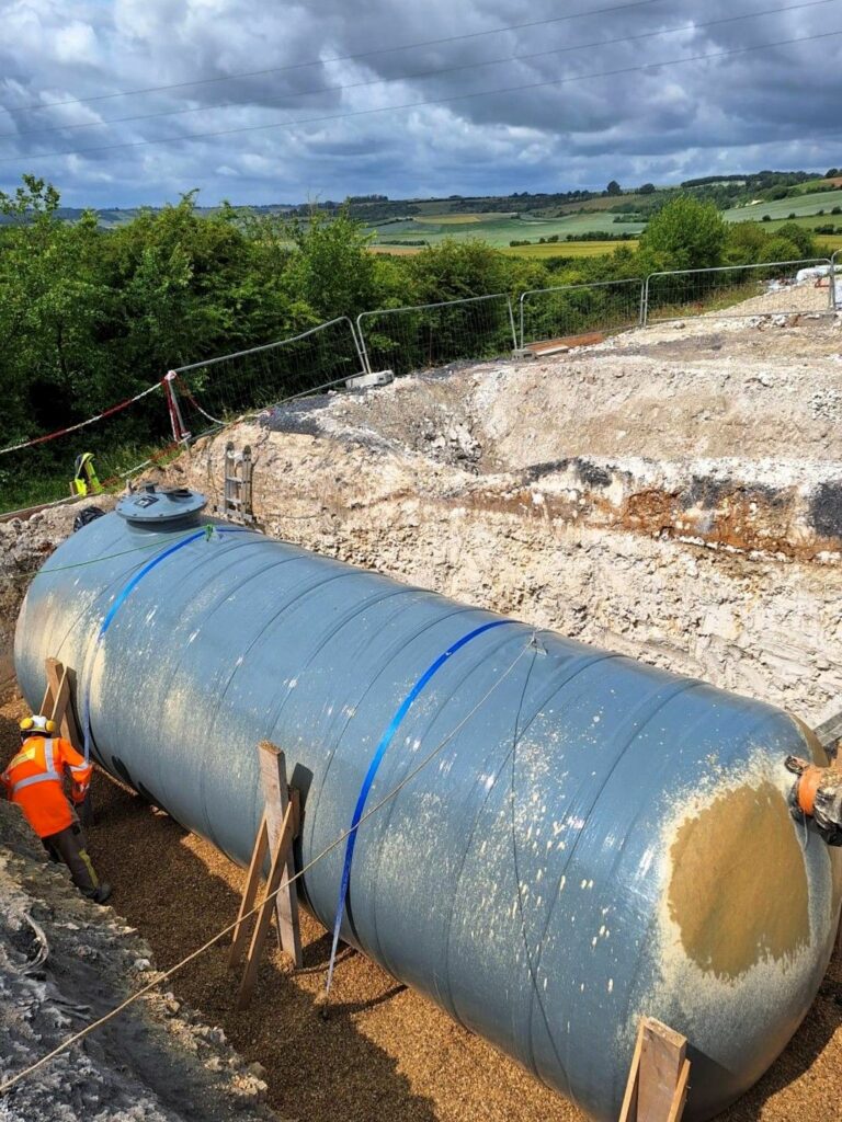 Séparation et et rétention des huiles de transformateur de puissance dans DEPOSIT SANERGRID