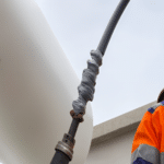 Self-fusing silicone insulating tape for avifauna protection on MV and medium-voltage networks.