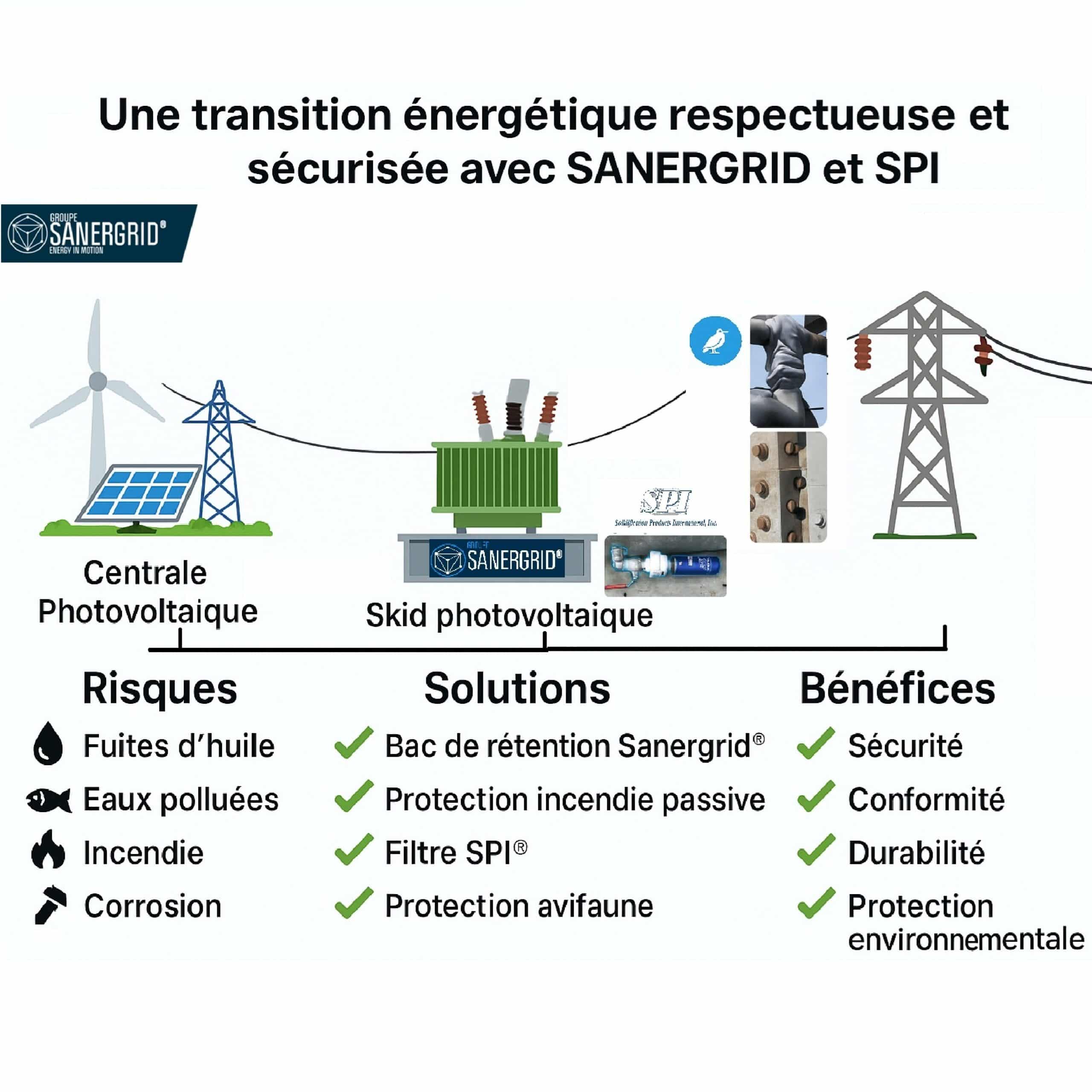 La transition énergétique de vos projets BESS et photovoltaïques avec SANERGRID et SPI