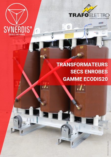 Brochure Transformateurs sec enrobés gamme ecodis20 Trafo Electto SYNERDIS 1