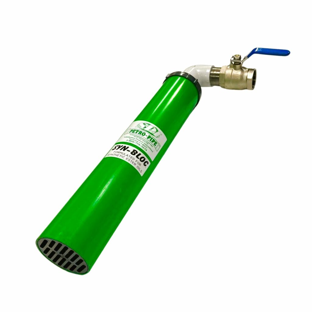 Cartucho filtrante de hidrocarburos PETRO PIT SPI con éster sintético, drenaje para pequeñas retenciones SANERGRID