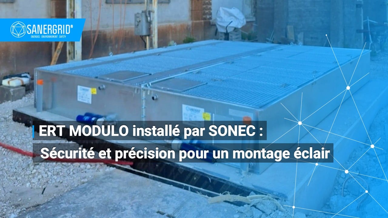 Chantier rapide et sécurisé : installation du système de rétention ERT MODULO par SANERGRID et SONEC