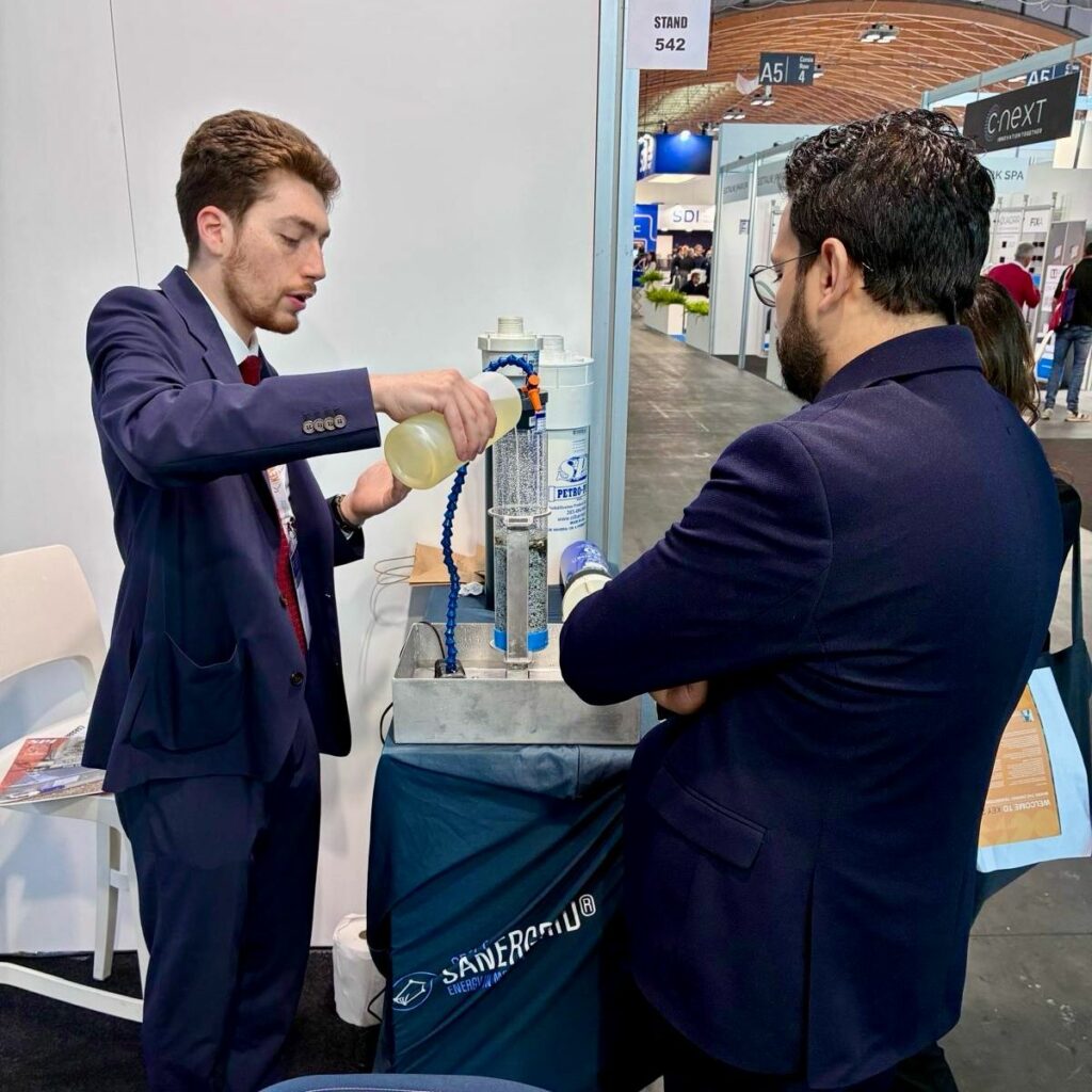 Demonstration of the effectiveness of SPI filters for transformer oils by SANERGRID