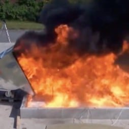 Gestión del riesgo de incendio con rejillas ignífugas EXTICOV y STONEQUENCH LHD SANERGRID