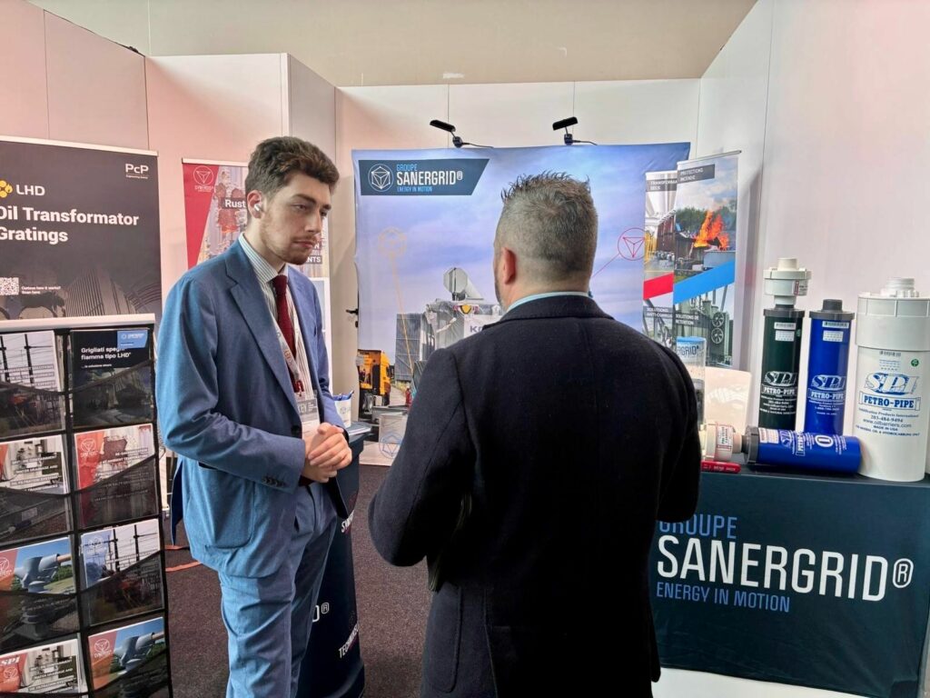 SANERGRID risponde alle vostre esigenze intorno al trasformatore vasche di contenimento, coperture tagliafuoco, filtri, protezione