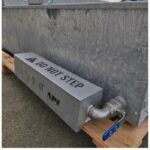 Rigid anti-destruction box (B.R.A.D.) made of folded sheet metal for the protection of rainwater drainage systems Kit PIT PETRO-PIT 401 ou 416
