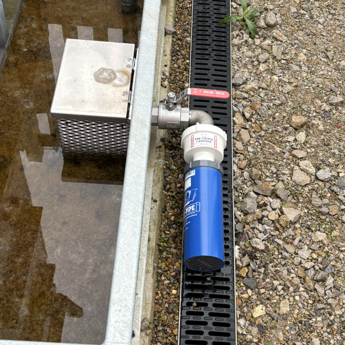 A PFB filtration cage can be added upstream of the PETRO-PIT 401® KIT for optimal protection in very dirty environments with impurities and dust