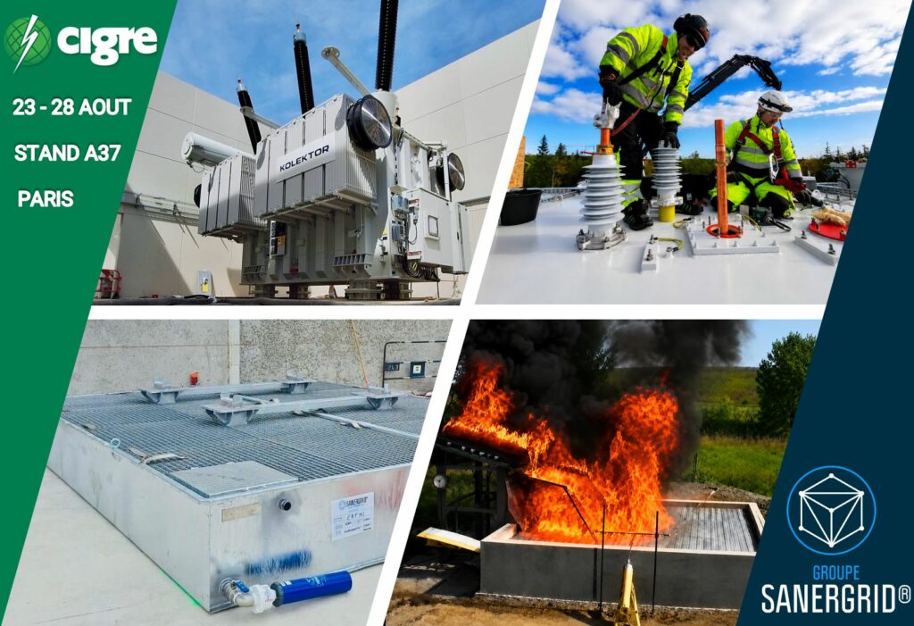 Save the date : Sanergrid au CIGRE 23–28 Août, 2026 Palais des Congrès Paris, Stand A37